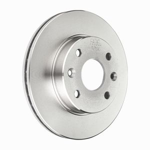 دیسک ترمز چرخ جلو ساده فاضل قطعه توس کد 0017 مناسب برای تیبا مجموعه 2 عددی